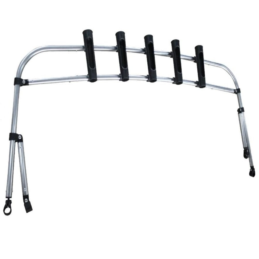 174cm Bolt on Bimini Top Rocket Launcher with Fishing Rod Holders 174cm Bolt on Bimini Top Rocket Launcher with Fishing Rod Holders