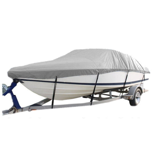 Premium DuraPoly Cuddy Cabin Half Cab Boat Covers - Light Grey Kaiser Boating Australia