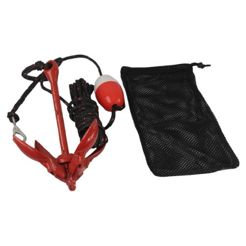 Large 1.5kg Folding Grapnel Lockable Anchor Kit for Kayak, Jet Ski, PWC & boat