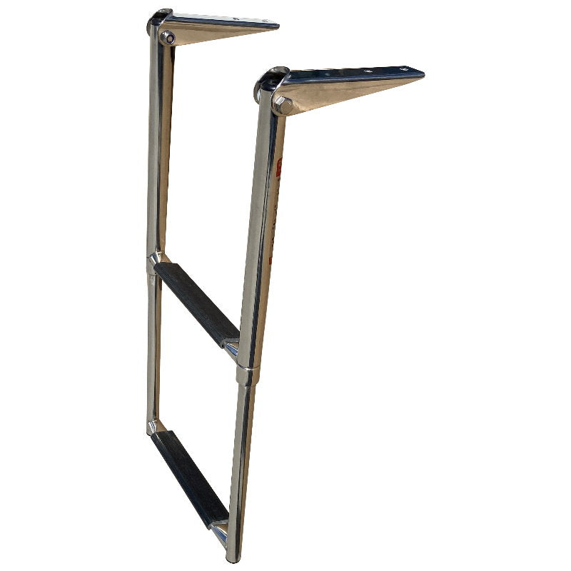2 Step Telescopic Boat Ladder Marine Grade 304 Stainless Steel 2 Step Telescopic Boat Ladder Marine Grade 304 Stainless Steel