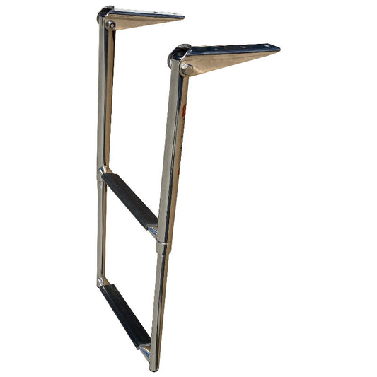 2 Step Telescopic Boat Ladder Marine Grade 316 Stainless Steel