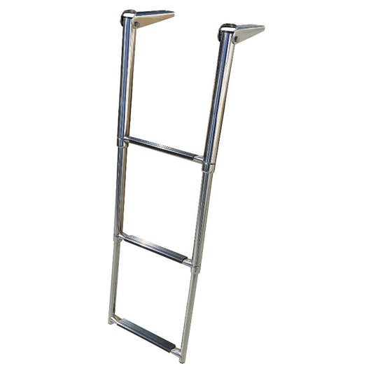 3 Step Telescopic Boat Ladder Marine Grade 304 Stainless Steel Kaiser Boating Australia