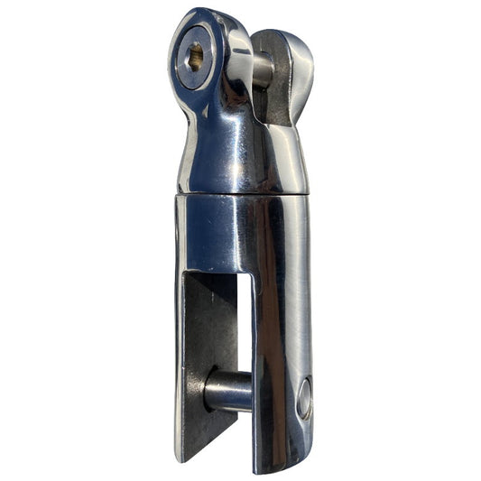 1250kg 316 Stainless Steel Boat Anchor 3 Way Swivel Connector - suits 8-10mm chain