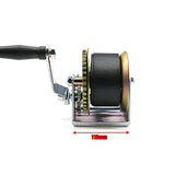 3200LBS Hand Winch Synthetic Strap 2-Speed Manual Car Boat Trailer 4WD 3200LBS Hand Winch Synthetic Strap 2-Speed Manual Car Boat Trailer 4WD