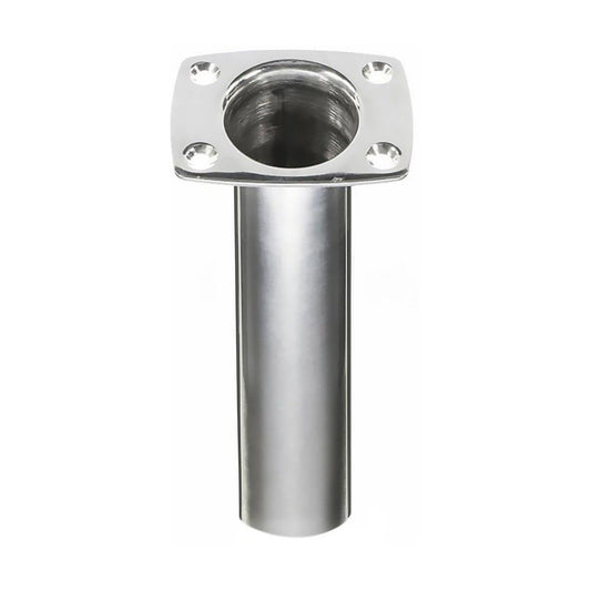 316 Marine Grade Stainless Steel Straight Flush Mount Fishing Rod Holder Kaiser Boating Australia