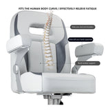 Luxury Recliner Sport High Back Captains Chair Boat Seat with fixed armrests - Grey/Charcoal