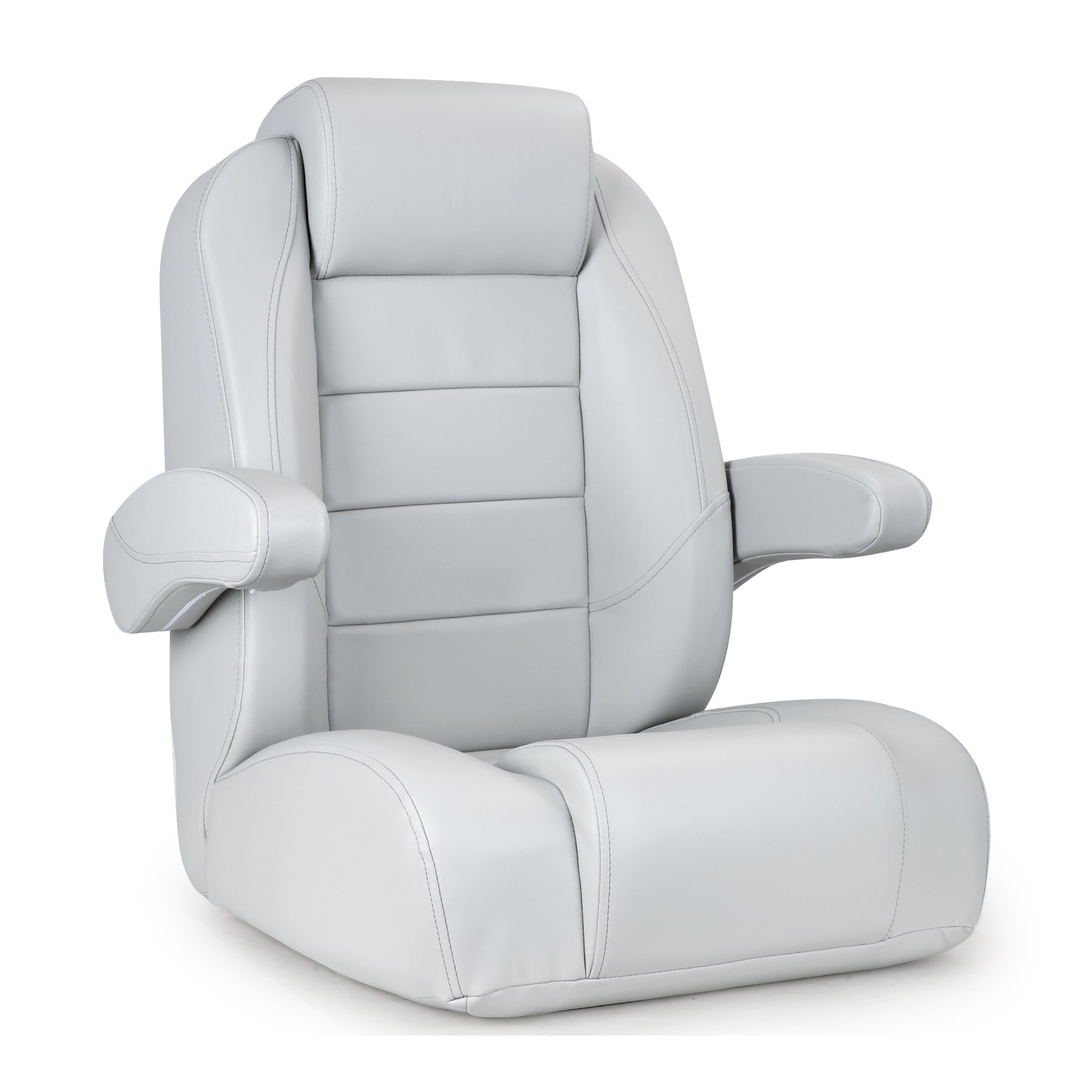 Luxury Recliner Sport Captains Chair Boat Seat with flip up armrests