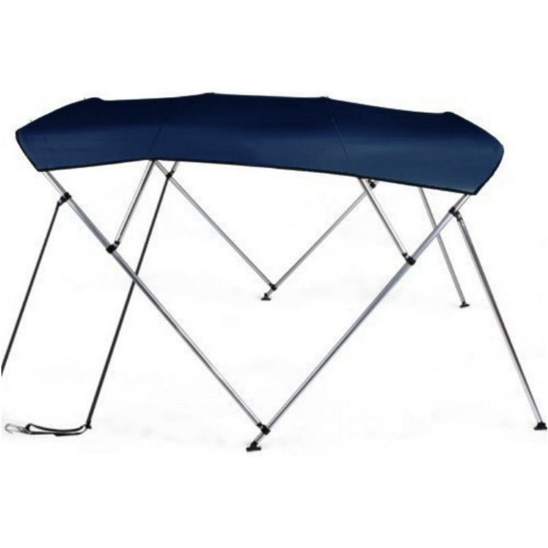 Extra Long 4 Bow Bimini Top Boat Canopy - Navy Blue