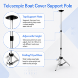 Telescopic Boat Cover Support Pole – Adjustable Aluminium Cover 56–140cm