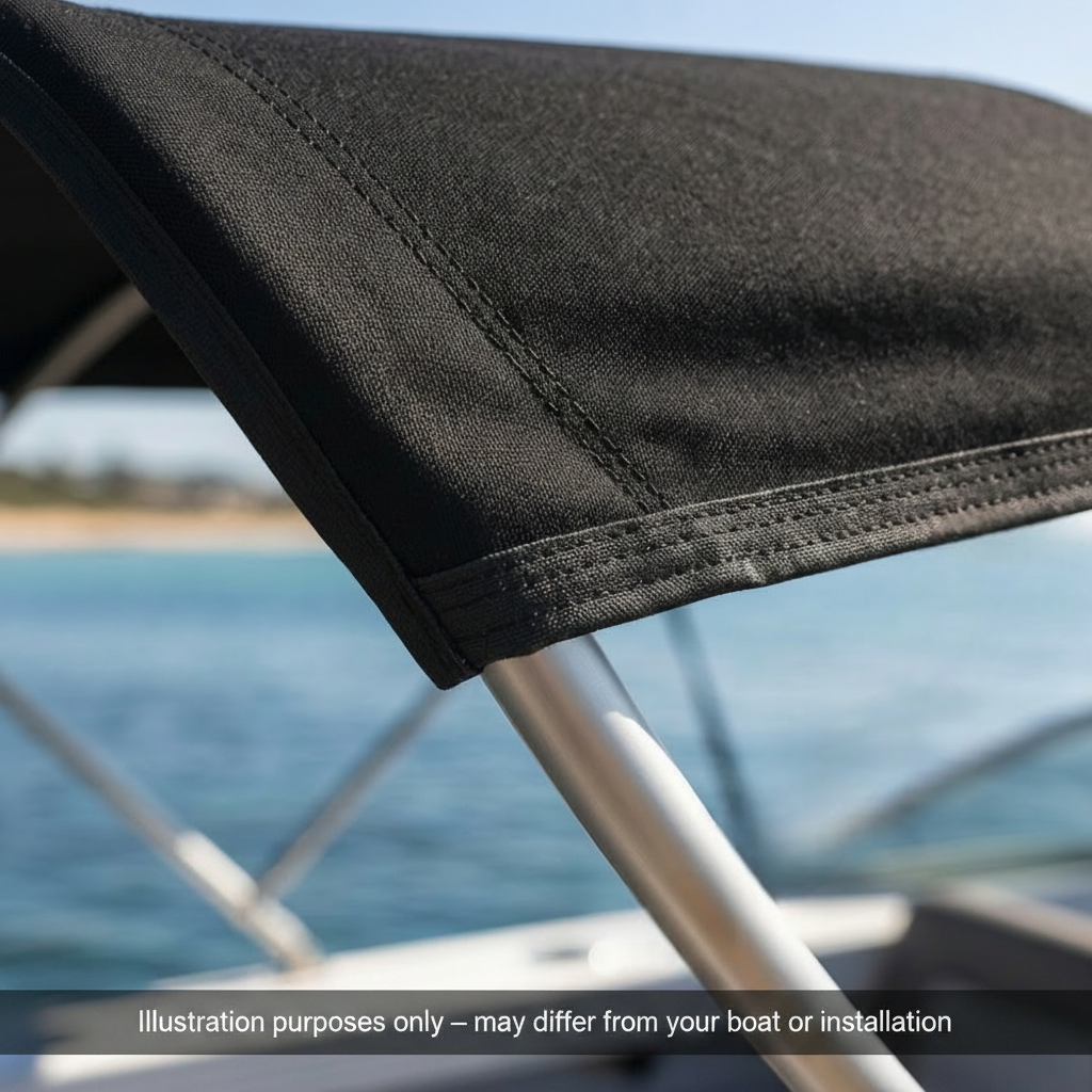 Ultra Low Profile Bimini Top Canopy for Ski, Speed Boat