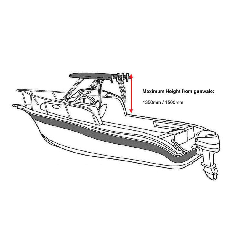 NEW Premium DuraPoly Range Jumbo Boat Covers - Light Grey