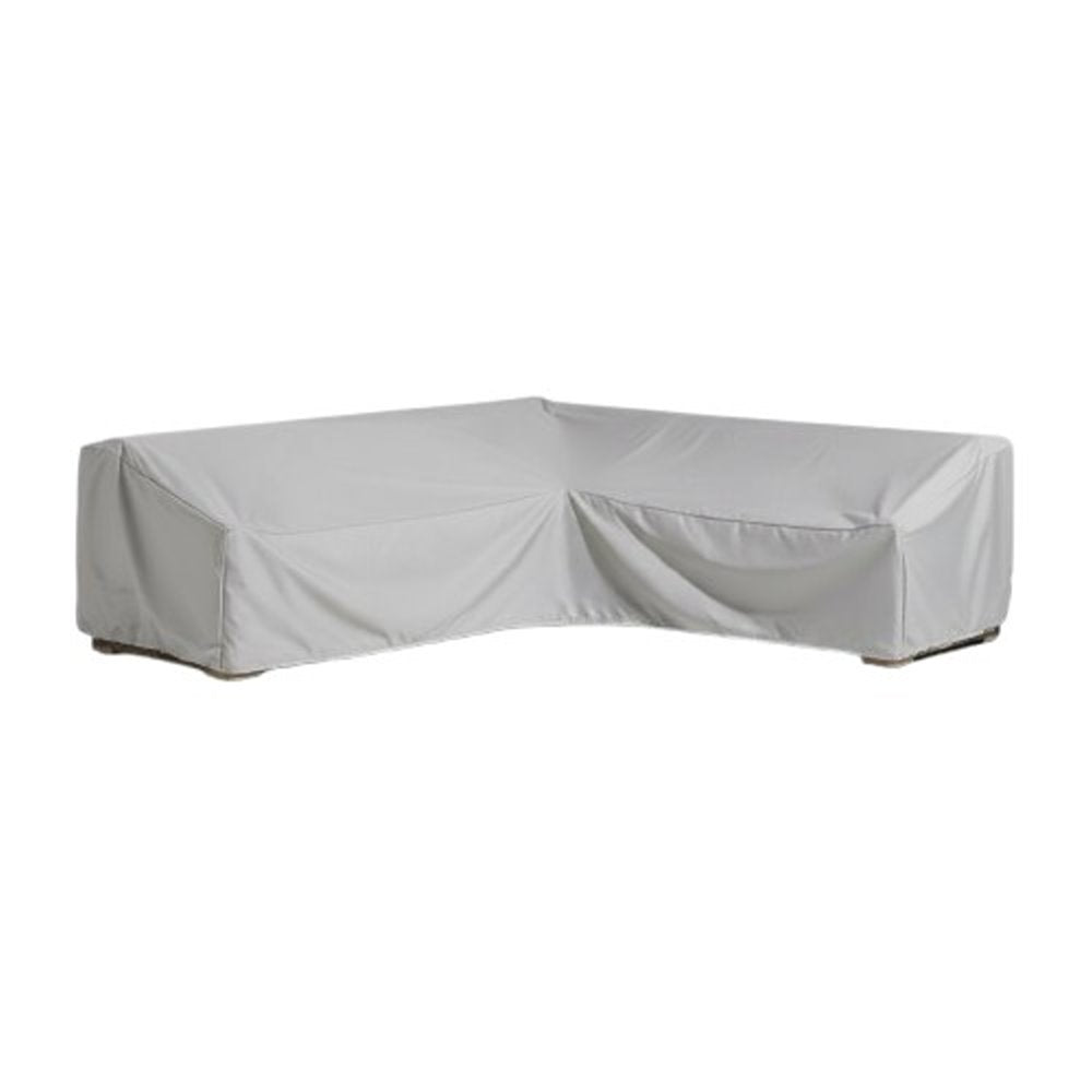 NEW Premium DuraPoly Range L-Shape Outdoor Furniture Table Set Covers Light Grey