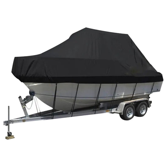 NEW Premium DuraPoly Range Jumbo Boat Covers - Black