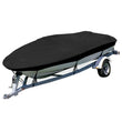 Premium DuraPoly Open Fishing Boat Tinny Dinghy Covers - Black Kaiser Boating Australia