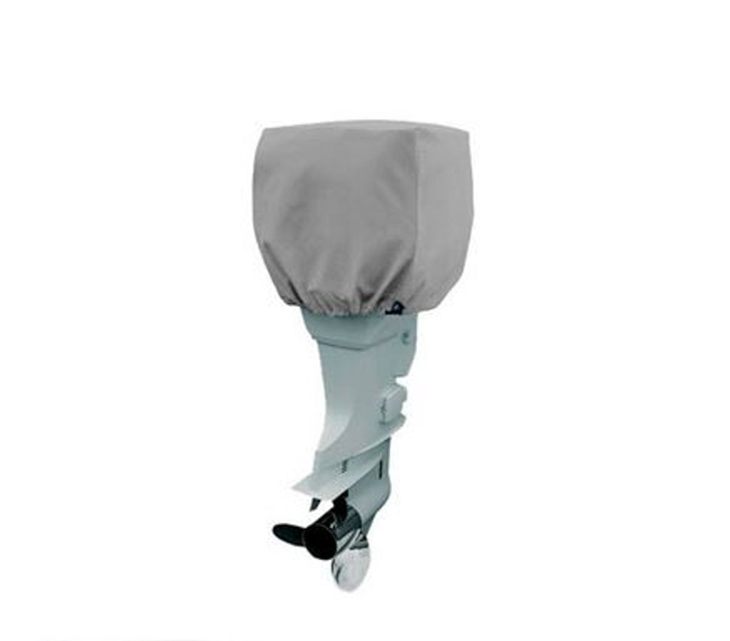 Half Outboard Boat Motor Engine Covers - Light Grey