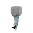 Half Outboard Boat Motor Engine Covers - Light Grey Kaiser Boating Australia