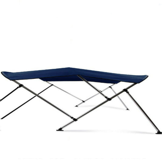 Low Profile Bimini Top Canopy for Ski, Speed Boat - Navy Blue