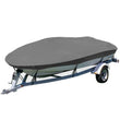Premium DuraPoly Open Fishing Boat Tinny Dinghy Covers - Light Grey Kaiser Boating Australia