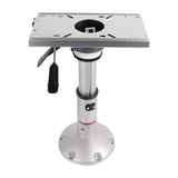 Heavy Duty Boat Pedestal Air Ride Height Adjustable 432mm - 610mm With Slide & Swivel