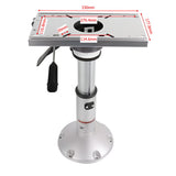Heavy Duty Boat Pedestal Air Ride Height Adjustable 432mm - 610mm With Slide & Swivel