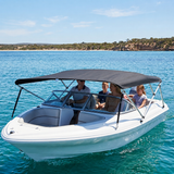 Ultra Low Profile Bimini Top Canopy for Ski, Speed Boat