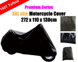 XXL 190T Polyester Taffeta Dust Rain UV Protection Motorbike Motorcycle Cover Black