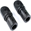 2 x Tube End for Bimini Top Boat Canopy 25 x 1.6mm UV Nylon Fitting Kaiser Boating Australia