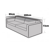 Premium 85 x 200 x 72cm 2 Seater Modular Sofa Outdoor Furniture Cover