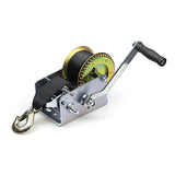 2500LBS Hand Winch Synthetic Strap 2-Speed Manual Car Boat Trailer 4WD Kaiser Boating Australia