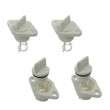 4 x Complete Boat Bung Set - Diamond Top - White Kaiser Boating Australia