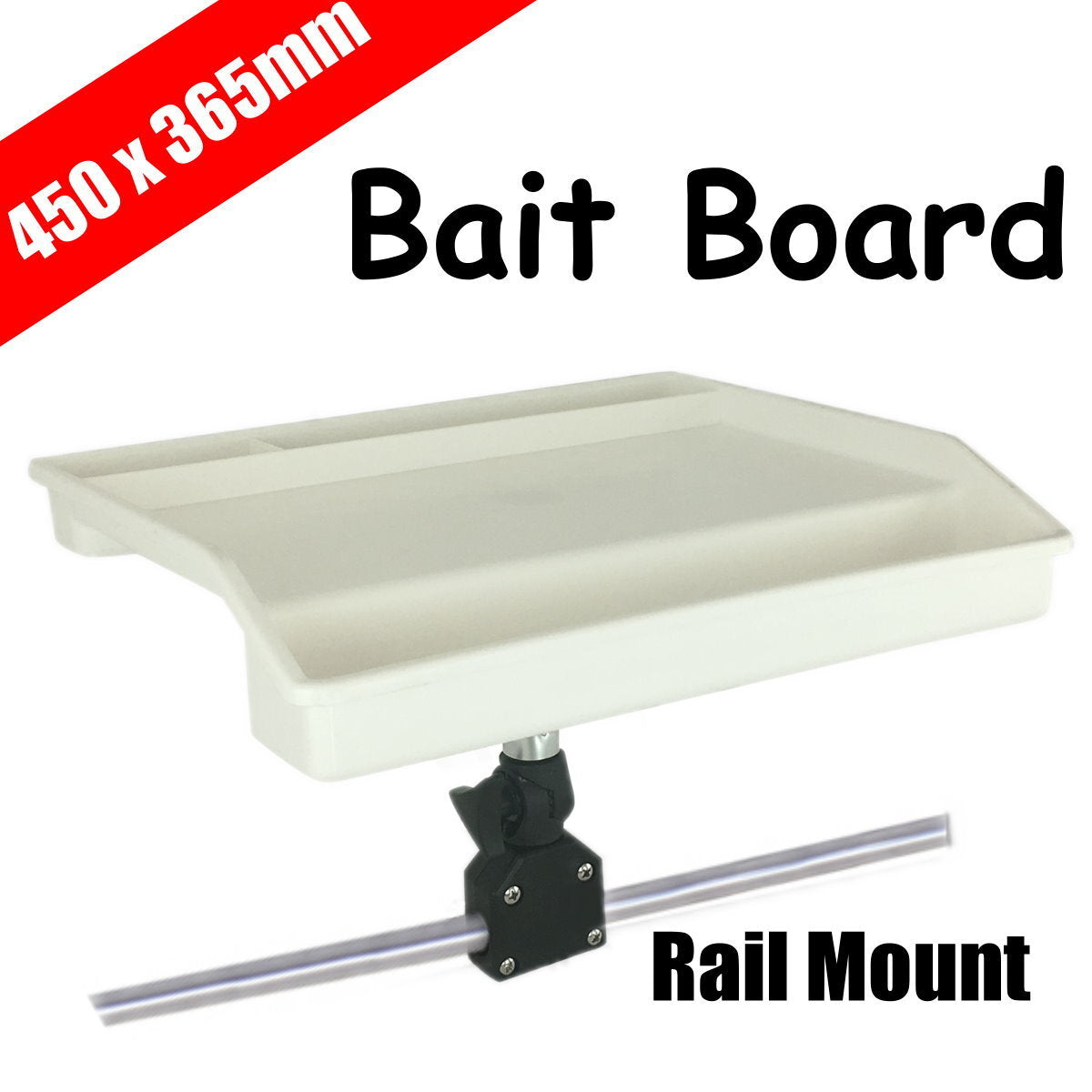 Standard Bait Board 450 x 365mm - Rail Mount