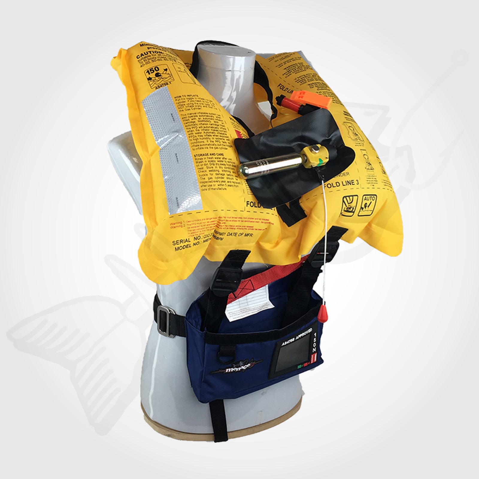 Belt Inflatable Pfd Inflatable Waist Belt Life Jacket PFD 1 Level 150 - Blue - Australian ...